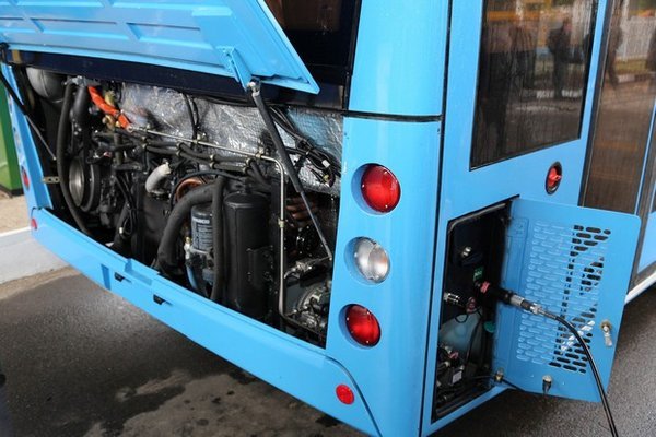 Автобус с газомоторным топливо