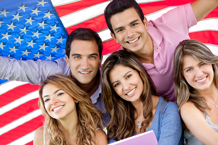 bigstock-Group-of-people-with-the-USA-f-30457568