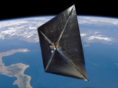 NanoSail-D_in_orbit_(artist_depiction)